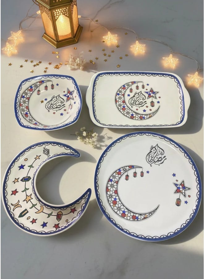 Ramadan Serving Essentials Set of 4 -Multicolour